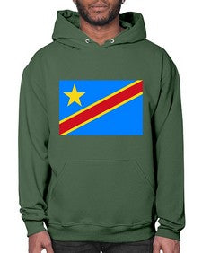 Congo Democratic Republic of the 613# - world flags- Hoodie