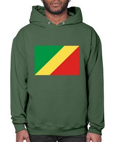 Congo Republic of the 614# - world flags- Hoodie