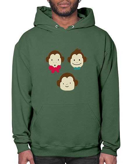 Cute_little_monkeys_5425 - monkey- Hoodie