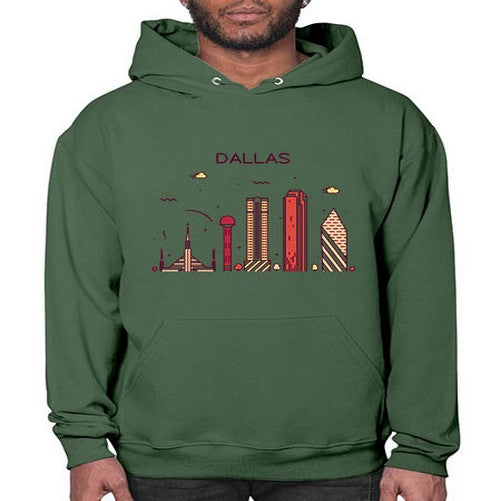 Dallas 646# - cities- Hoodie