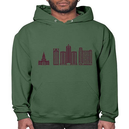 DetroitMI 664# - cities- Hoodie
