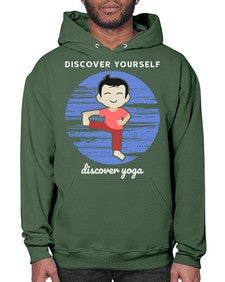 Discover Yourself Discover Yoga 199# - yoga- Hoodie