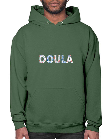 Doulashirtfloralbirthteamgift728# - doubla- Hoodie