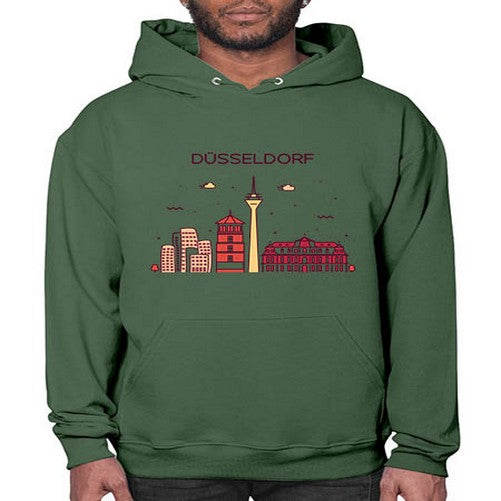 Dusseldorf 698# - cities- Hoodie
