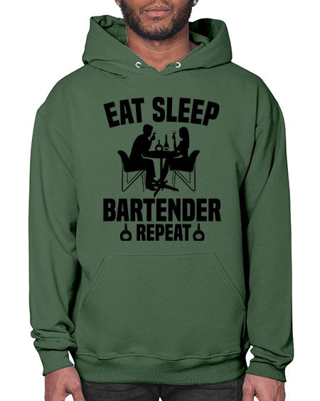 Eat sleep Style 130# - bartender- Hoodie