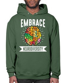 EmbraceNeurodiversityAwarenessTshirt 133# - alzheimers- Hoodie