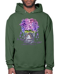 Flower Remember AlzheimerS Awareness 148# - alzheimers- Hoodie