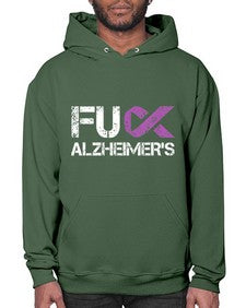 Fuck Alzheimers Fuck Dementia Alzheimer 151# - alzheimers- Hoodie