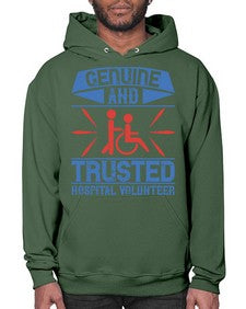 Genuine and Trusted Hospital Volunteer Style 2# - volunteer- Hoodie