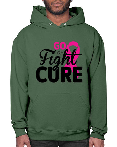 Go Fight Cure 23# - breast cancer- Hoodie