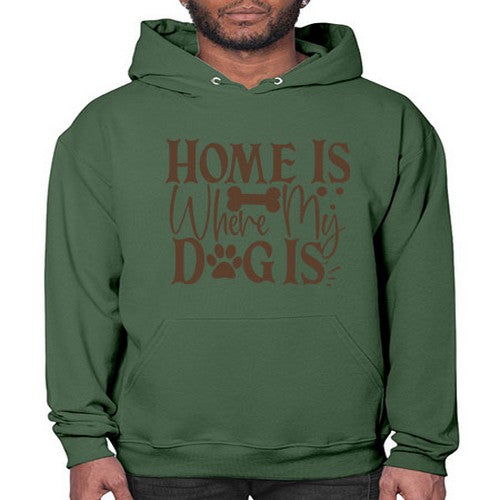 Home Is Where My Dog Is Style 86# - dogs- Hoodie