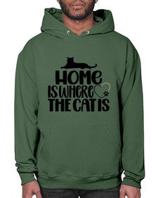 Home Is Where The Cat is Style 93# - cats- Hoodie