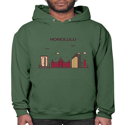Honolulu 906# - cities- Hoodie