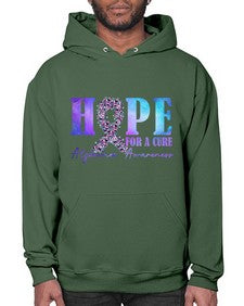 Hope For A Cure AlzheimerS Awareness 163# - alzheimers- Hoodie