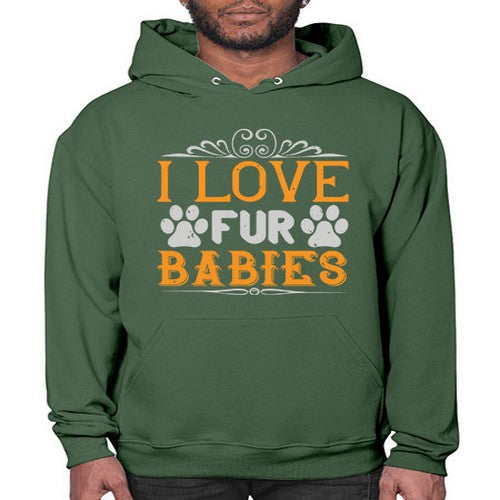 I Love Fur Babies Style 192# - dogs- Hoodie