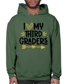 I Love My Third 368# - third grade- Hoodie