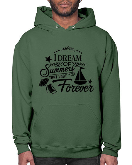 I dream of summers that last forever 95# - summer- Hoodie