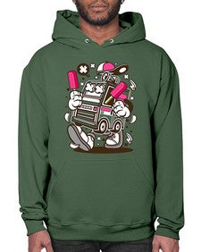 Ice Cream Truck 1173# - ice cream- Hoodie