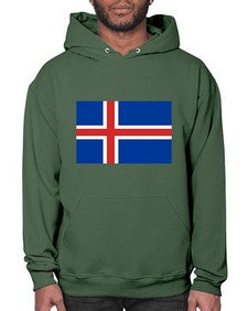 Iceland 921# - world flags- Hoodie
