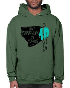 Im A Superhero In Scrubs Style Style 972# - nurse- Hoodie