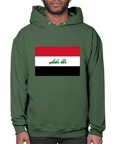Iraq 961# - world flags- Hoodie