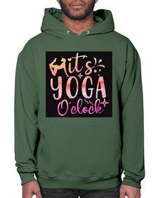 It s yoga O clock  345# - yoga- Hoodie