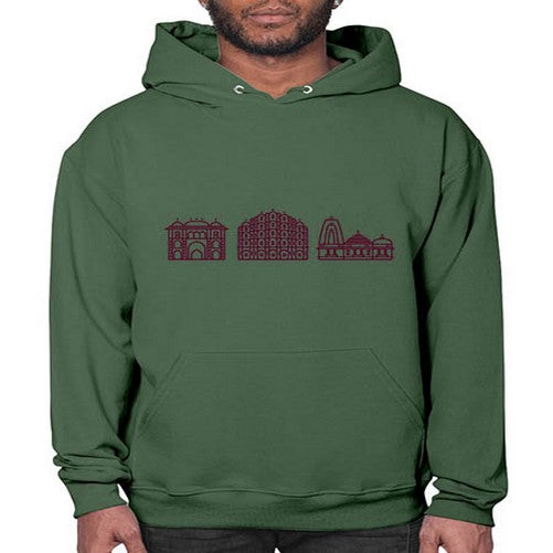 Jaipur 979# - cities- Hoodie