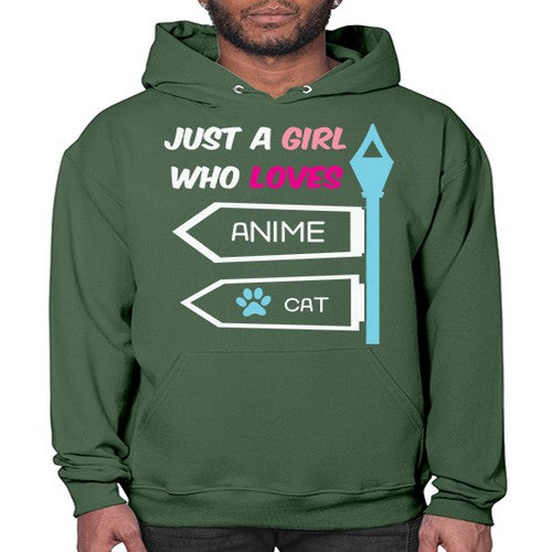 Just A Girl Who Loves Anime 264# - anime- Hoodie