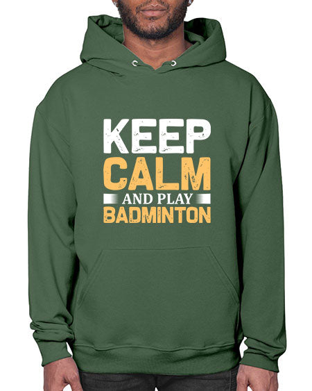 Keep calm 958# - badminton- Hoodie