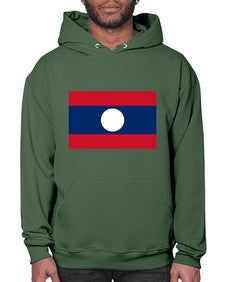 Laos 1111# - world flags- Hoodie