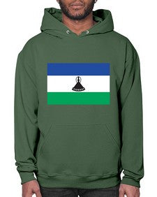 Lesotho 1129# - world flags- Hoodie