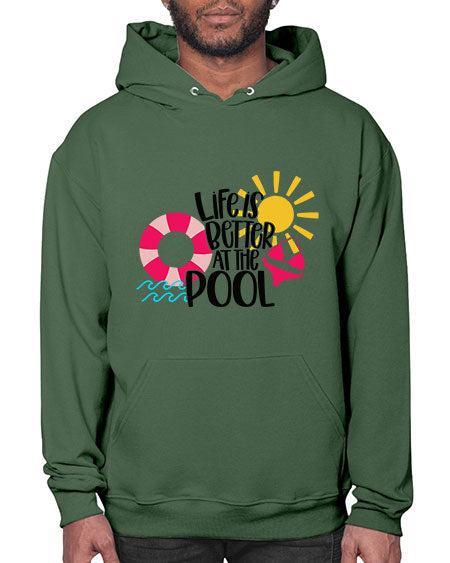 Life Is Better At The Pool Style 33# - summer- Hoodie