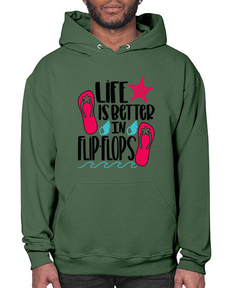 Life Is Better Is FlipFlops Style 31# - summer- Hoodie