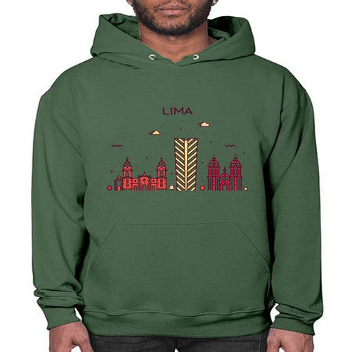 Lima 1139# - cities- Hoodie