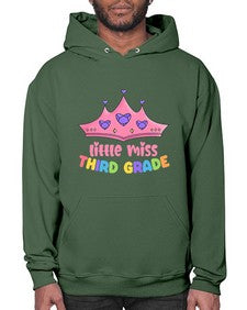 Little Miss third Grade 489# - third grade- Hoodie