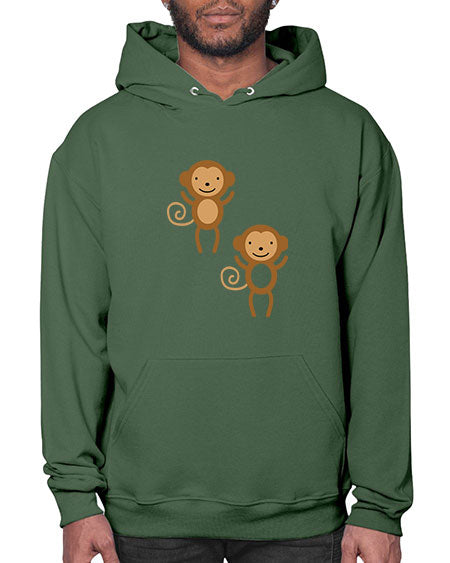 Little_monkeys_MF_5814 - monkey- Hoodie