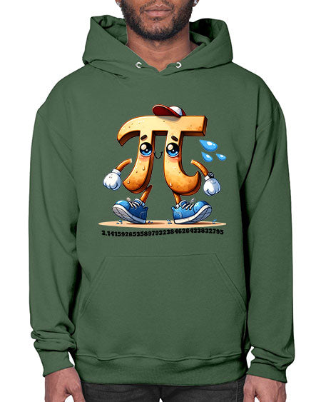 Long Running Pi Symbol Funny 27# - pi- Hoodie