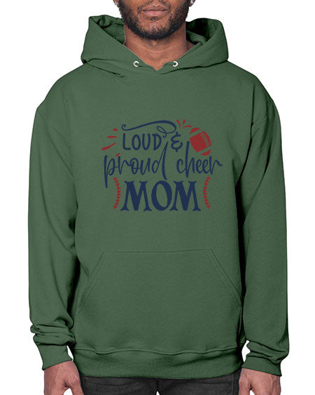 Loud proud cheer mom 1534# - cheer- Hoodie
