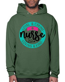 Loyal Caring Nurse Loving Kind Style Style 1078# - nurse- Hoodie