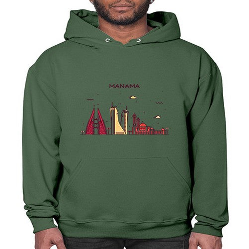 Manama 1225# - cities- Hoodie