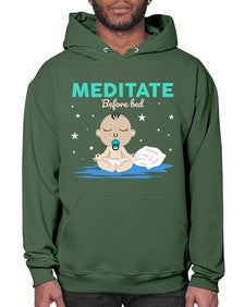 Meditate Before Bed 421# - yoga- Hoodie