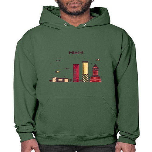 Miami 1285# - cities- Hoodie