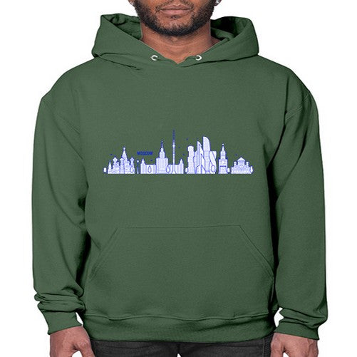 Moscow 1358# - cities- Hoodie