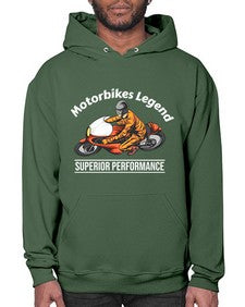 Motorbikes legend 45# - motorcycle- Hoodie