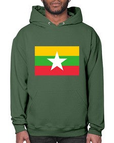 Myanmar 1398# - world flags- Hoodie