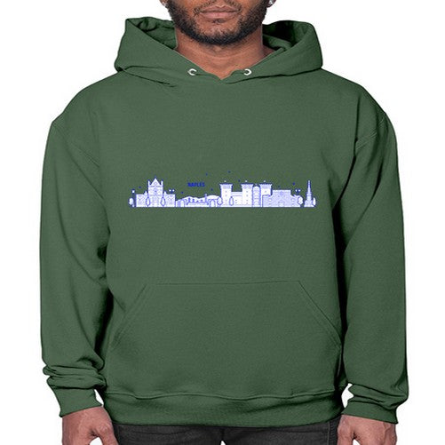 Naples 1413# - cities- Hoodie