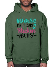 Nurse Fixin Cuts Stickin Style Style 1153# - nurse- Hoodie