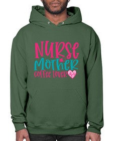 Nurse Mother Coffee Lover Style 1185# - nurse- Hoodie