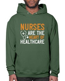 Nurses are the heart of healthcare Style 1228# - nurse- Hoodie