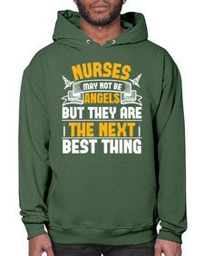 Nurses may not be angels but they are the next best thing Style 1247# - nurse- Hoodie